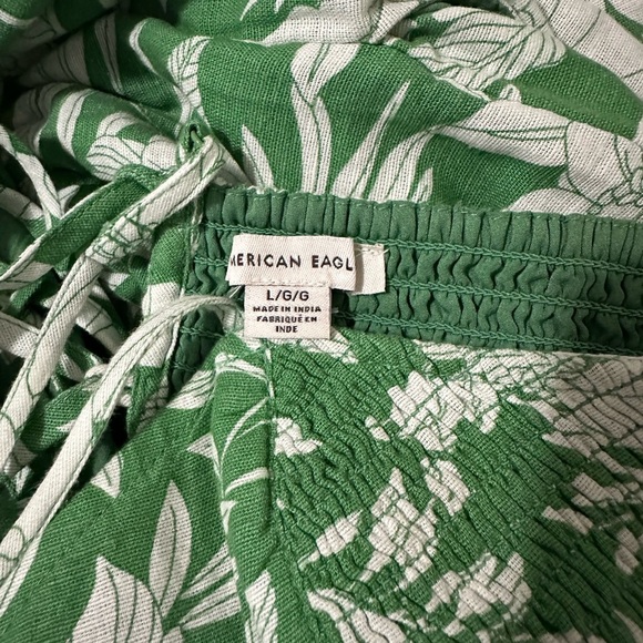 American Eagle Outfitters Green Floral Dress - Picture 2 of 10